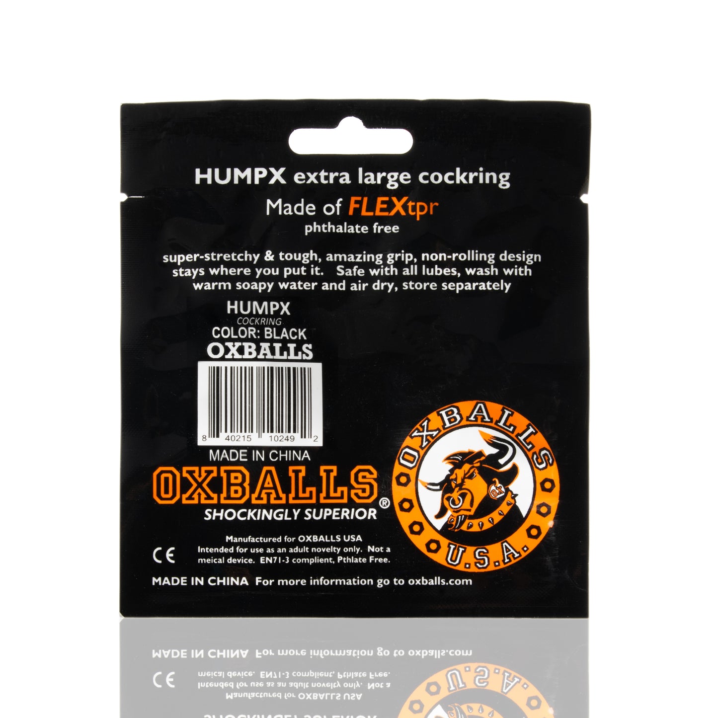 OXBalls HUMPX larger screw cockring BLACK