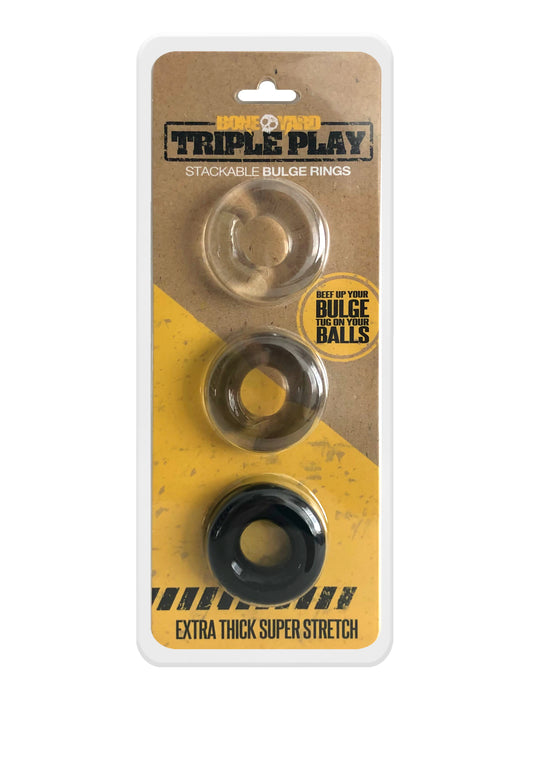 Boneyard Triple Play Cock Ring