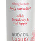 Shiatsu Luxury Edible Body Massage Oil 75ml - VARIOUS SCENTS