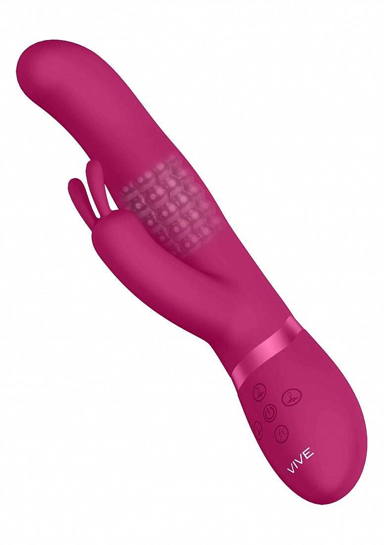 Shots Toys | VIVE Izara Rotating Beads G-Spot Rabbit Vibrator Pink