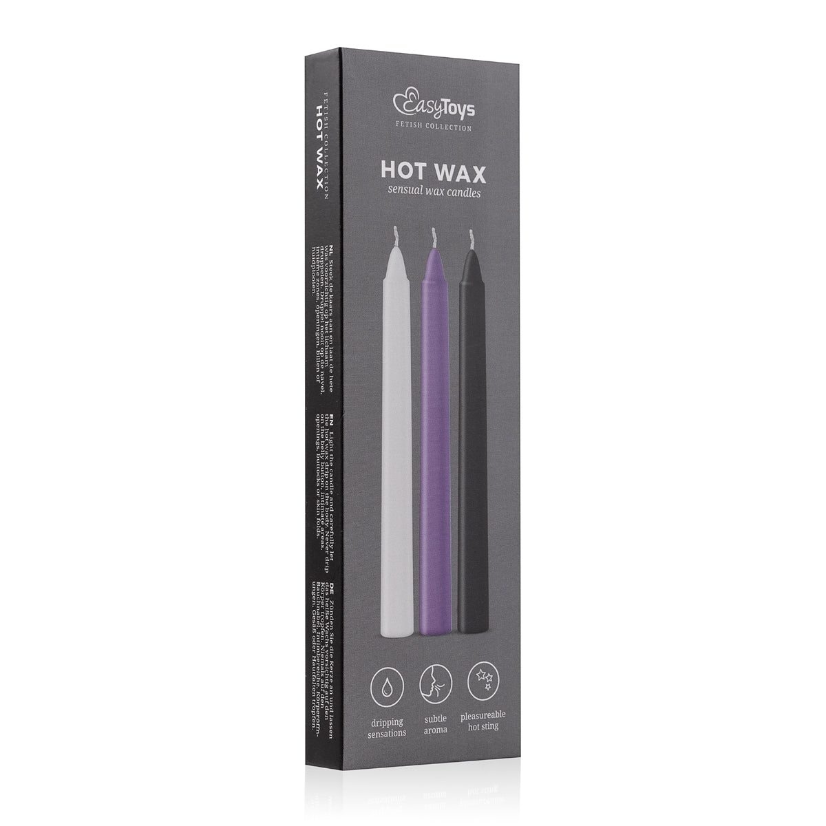 Fetish Collection Sensual Hot Wax Candles 3 Pack