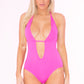 Pink Lipstick Shameless Seamless Teddy Pink Size S/M - ONLY 2 LEFT!