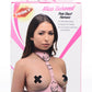 Frisky Glow Miss Behaved Pink Chest Harness