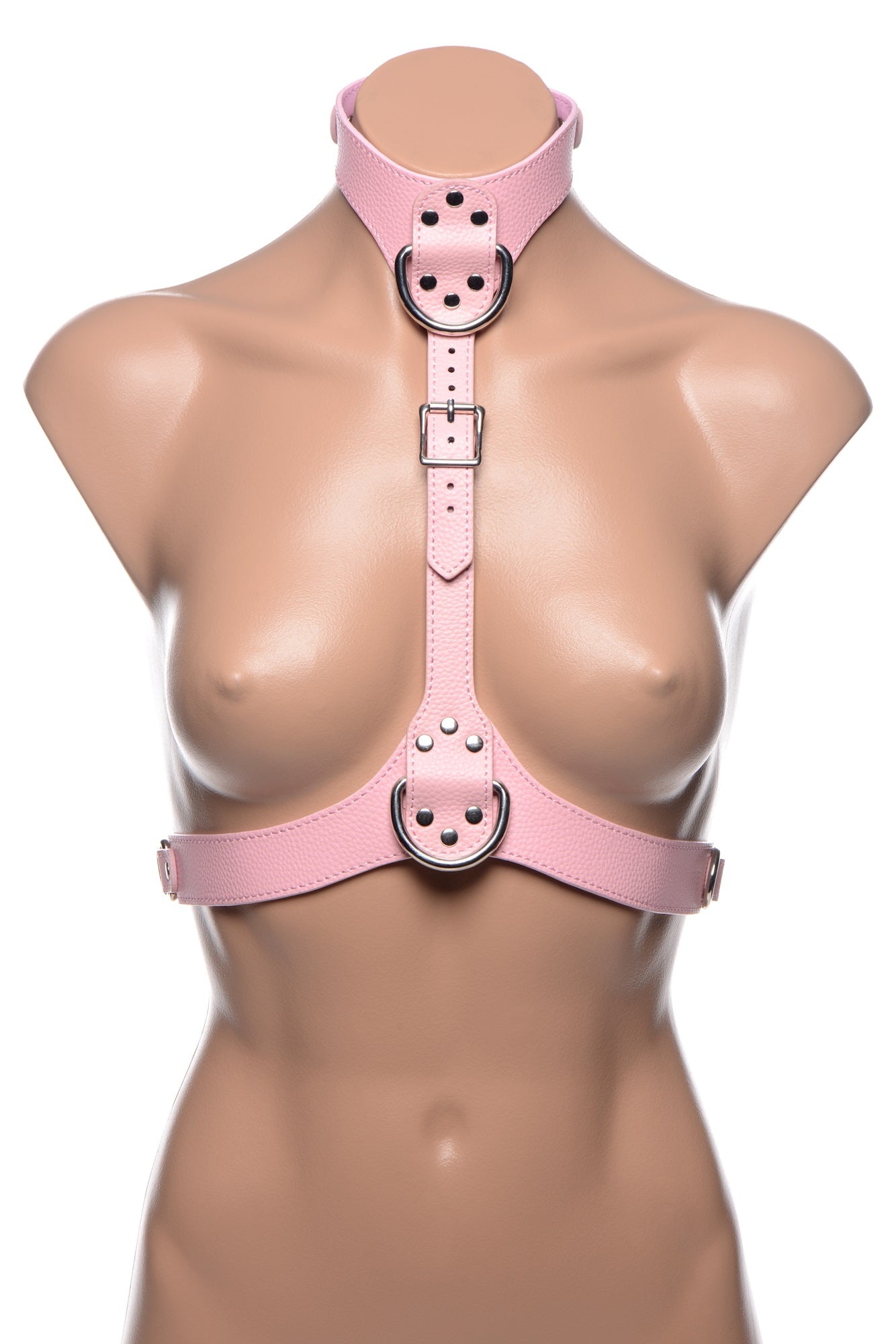 Frisky Glow Miss Behaved Pink Chest Harness