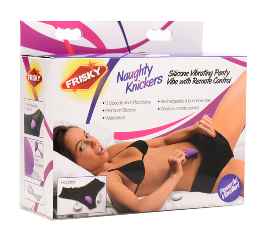 Frisky Naughty Knickers Silicone Remote Panty Vibe