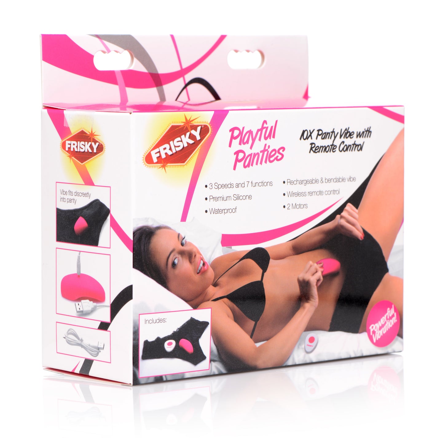 Frisky Playful Panties 10x Panty Vibe with Remote Control