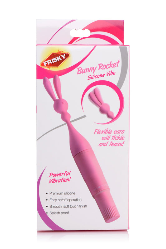 Frisky Bunny Rocket Silicone Vibrator