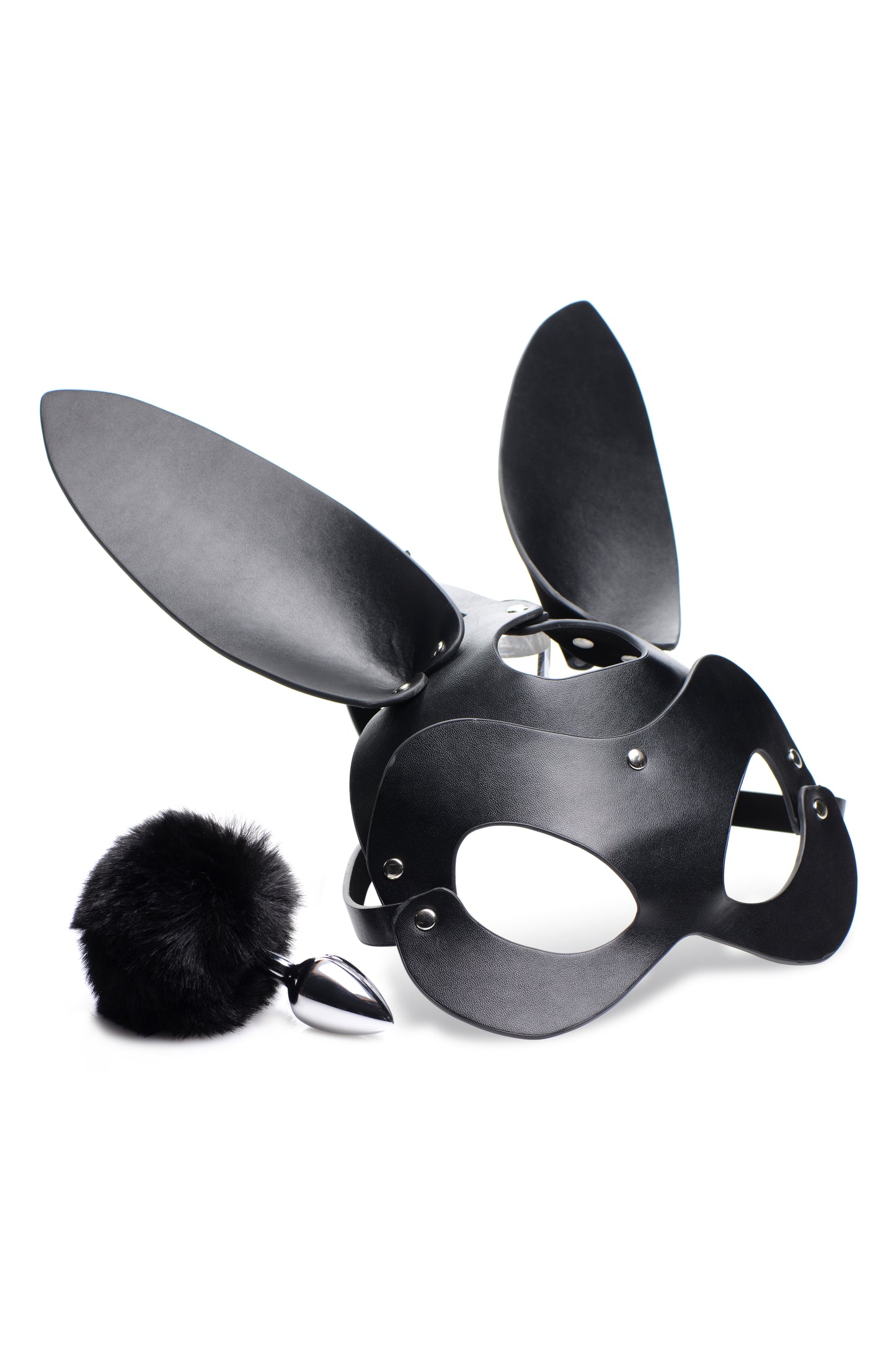 Tailz Bunny Tail Anal Plug and Mask Set