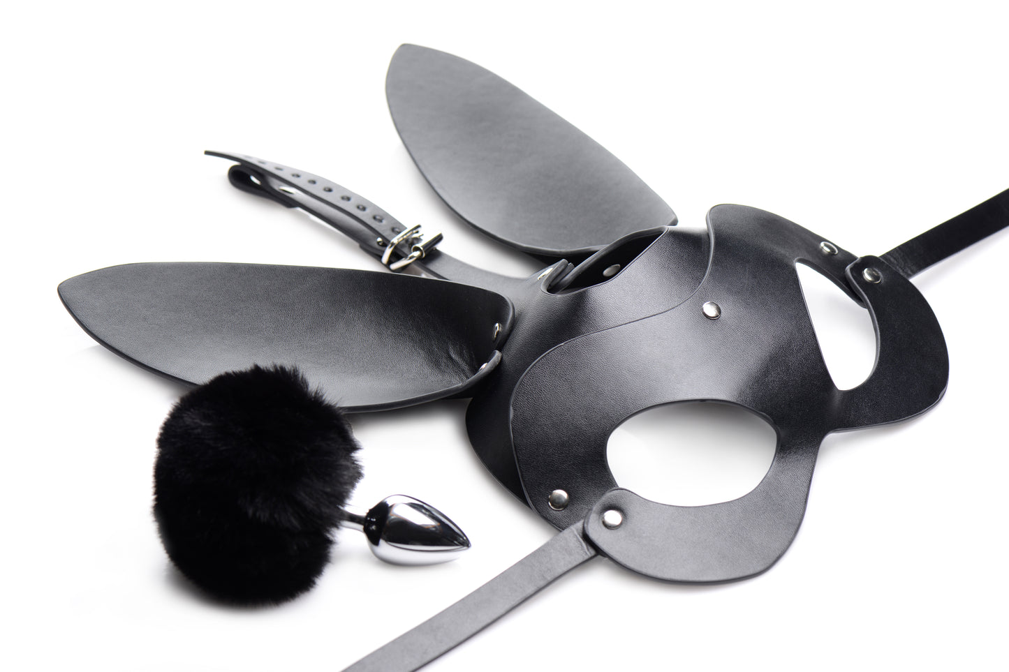 Tailz Bunny Tail Anal Plug and Mask Set