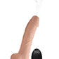 Loadz | 8.5" Dual Density Squirting Dildo Light Skin Tone w Remote