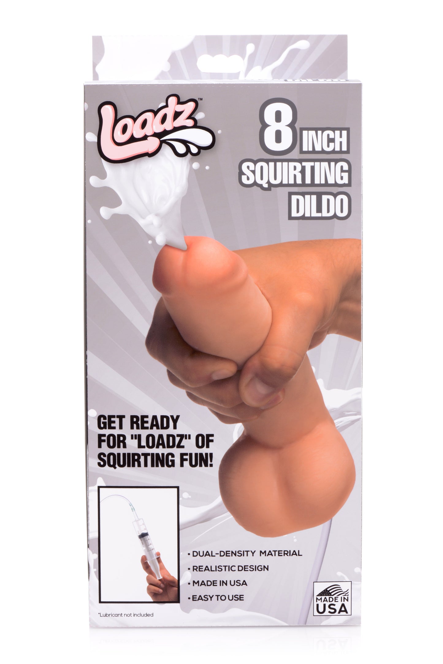 Loadz | Squirting Dildo 8"