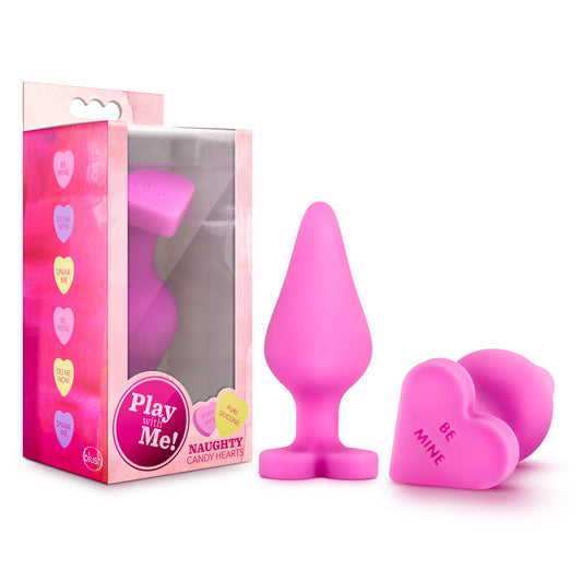 Blush Novelties | Play With Me Naughty Candy Heart Be Mine Butt Plug