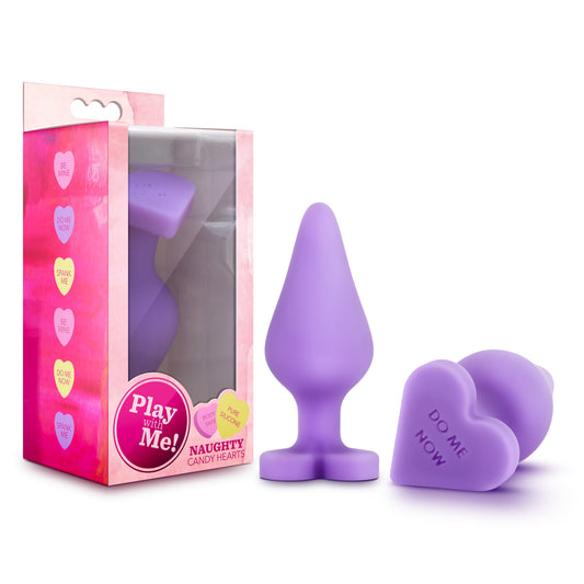 Blush Novelties | Play With Me Naughty Candy Heart Do Me Now Butt Plug