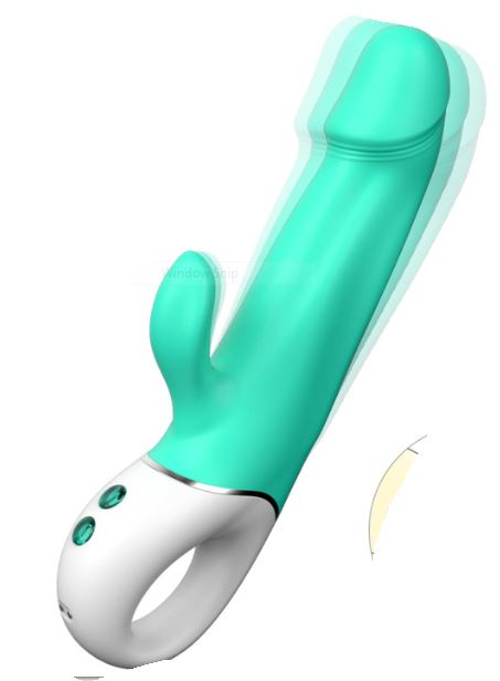 S-Hande Wave Rabbit Vibrator Teal