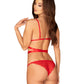 Obsessive Lingerie Lovlea Set Red Size S/M or L/XL