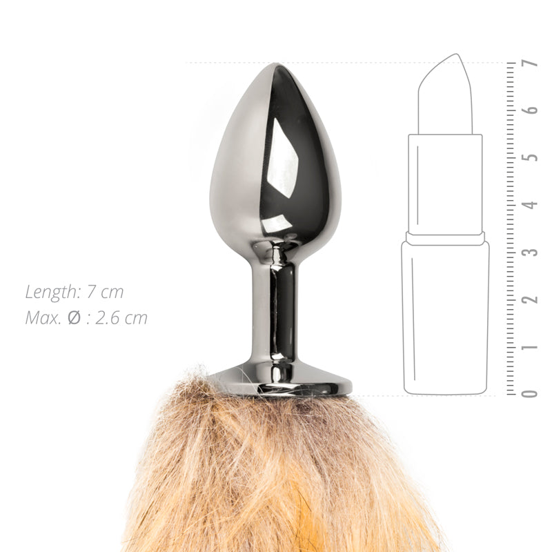 Fetish Collection Fox Tail No. 1 Silver Plug