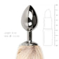 Fetish Collection Fox Tail No. 2 Silver Plug