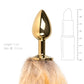 Fetish Collection Fox Tail No. 1 - Gold Plug