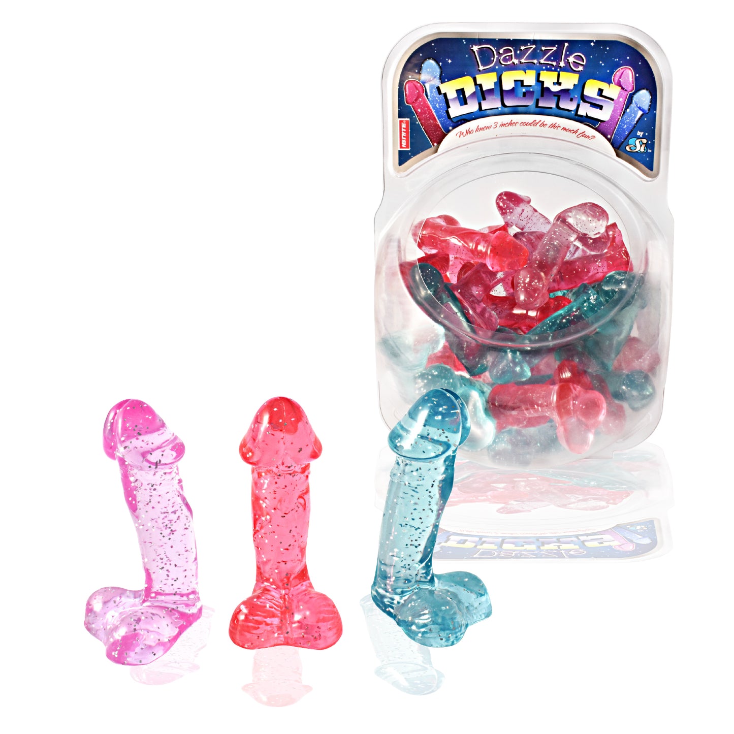 Si Novelties Dazzle Dicks 30 Pc POS Display