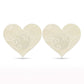 Lovetoy Lace Heart and Flower Nipple Pasties Twin Pack