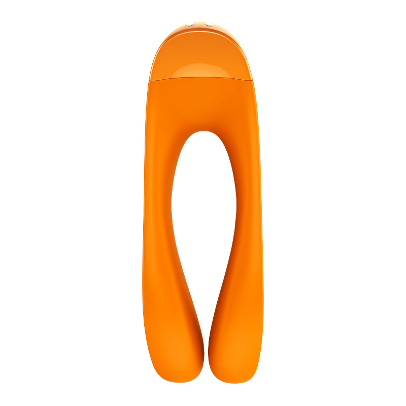 Satisfyer Candy Cane Finger Vibe Orange