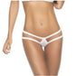 Mapale Lingerie Cage Pantie White S/M or M/L