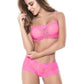 Mapale Lingerie Lace 2 Pc Set Hot Pink Size S/M/L/XL