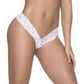 Mapale Lingerie Sexy Lace Thong White Size S/M/L/XL