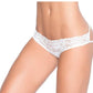 Mapale Lingerie Caged Lace Pantie White Size S/M/L/XL