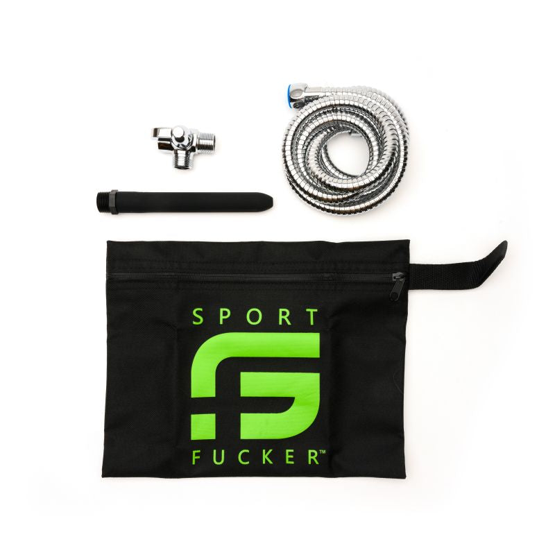 Sport Fucker Shower Douche Enema Kit Black 6" inches