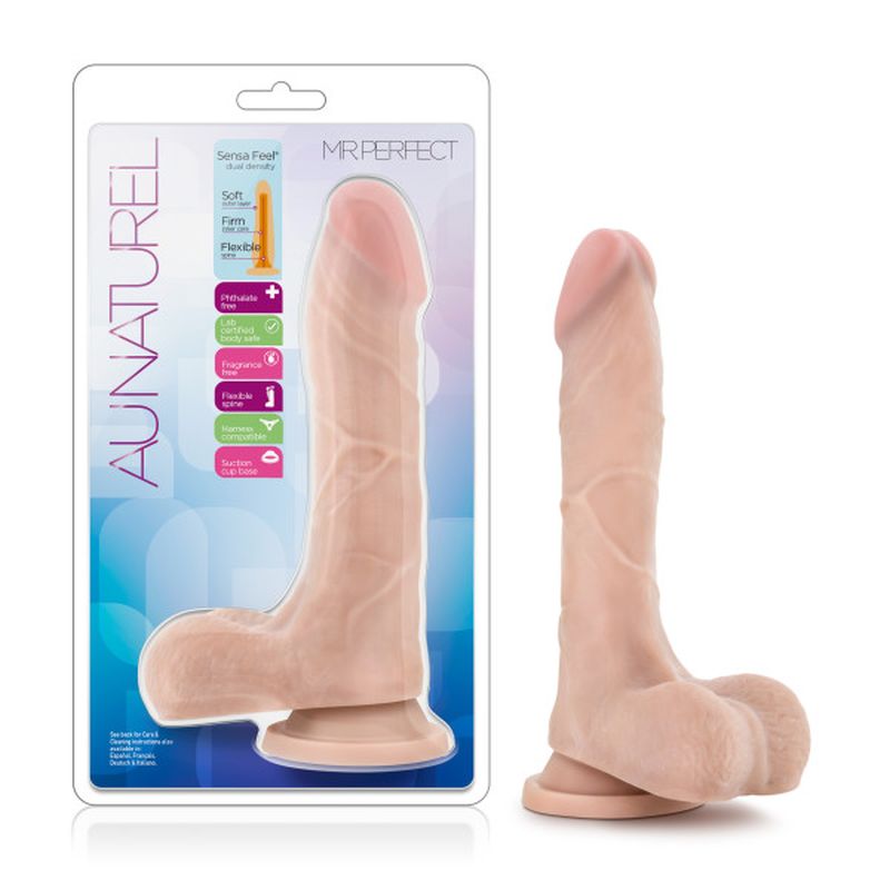 Blush Novelties Au Naturel Mr Perfect 8.5" Dildo