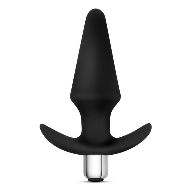 Luxe Discover Black - Anal Plug with Vibrating Bullet