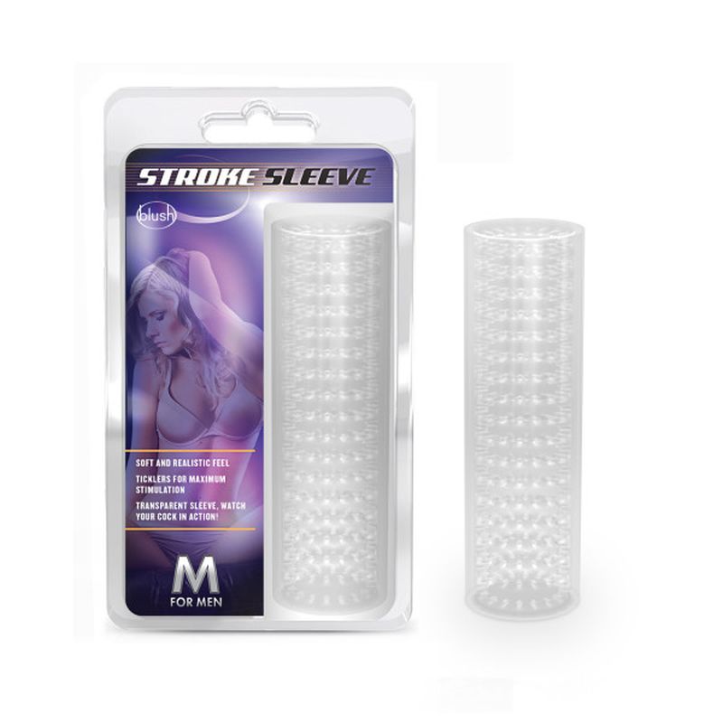 Blush Novelties | M For Men Stroke Sleeve Clear