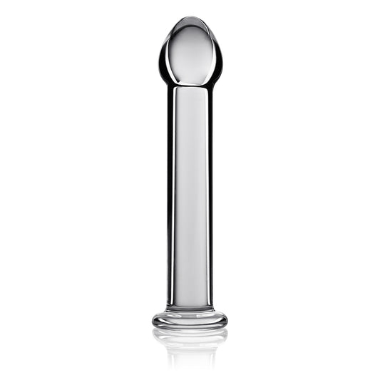 Lovetoy Glass Romance 1 Dildo Clear 7"