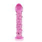 Lovetoy Glass Romance 2 Dildo Pink 7"