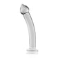 Lovetoy Glass Romance 3 Dildo Clear 7.5"