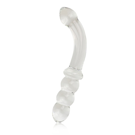 Lovetoy Glass Romance 10 Dildo Clear 7"