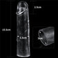 Lovetoy Clear Penis Extender Sleeve Plus 1"