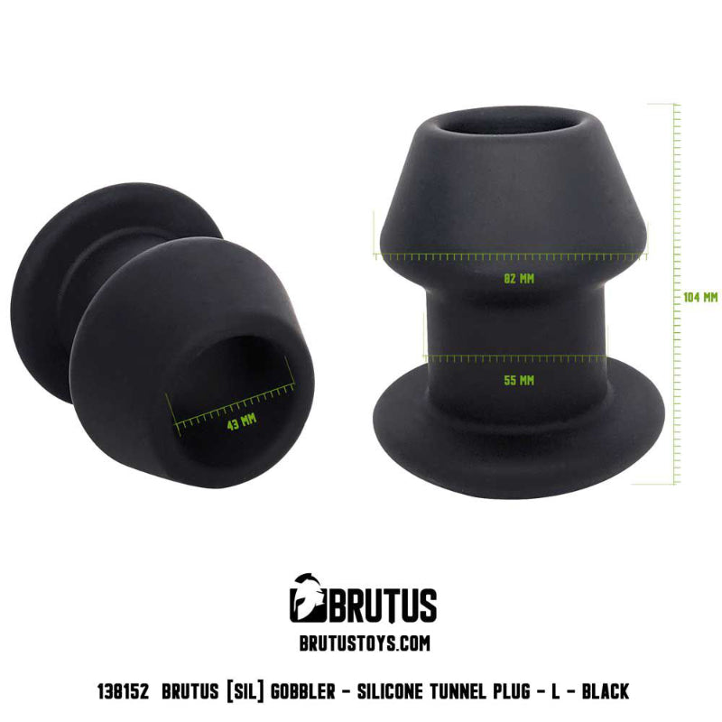 Brutus Gobbler Silicone Tunnel Plug L