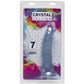 Doc Johnson Crystal Jellies 7" Thin Dong w Suction Clear