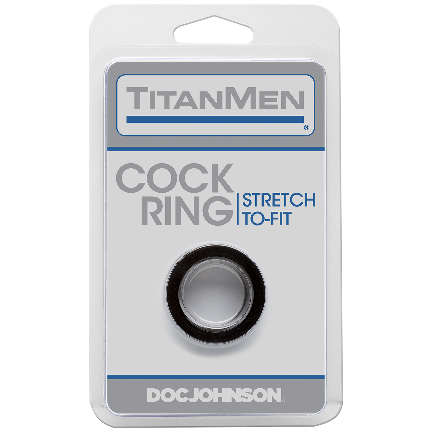 Doc Johnson TitanMen Cock Ring Black