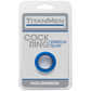 Doc Johnson TitanMen Cock Ring Blue