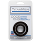 Doc Johnson TitanMen Silicone Cock Rings Double Pack Black