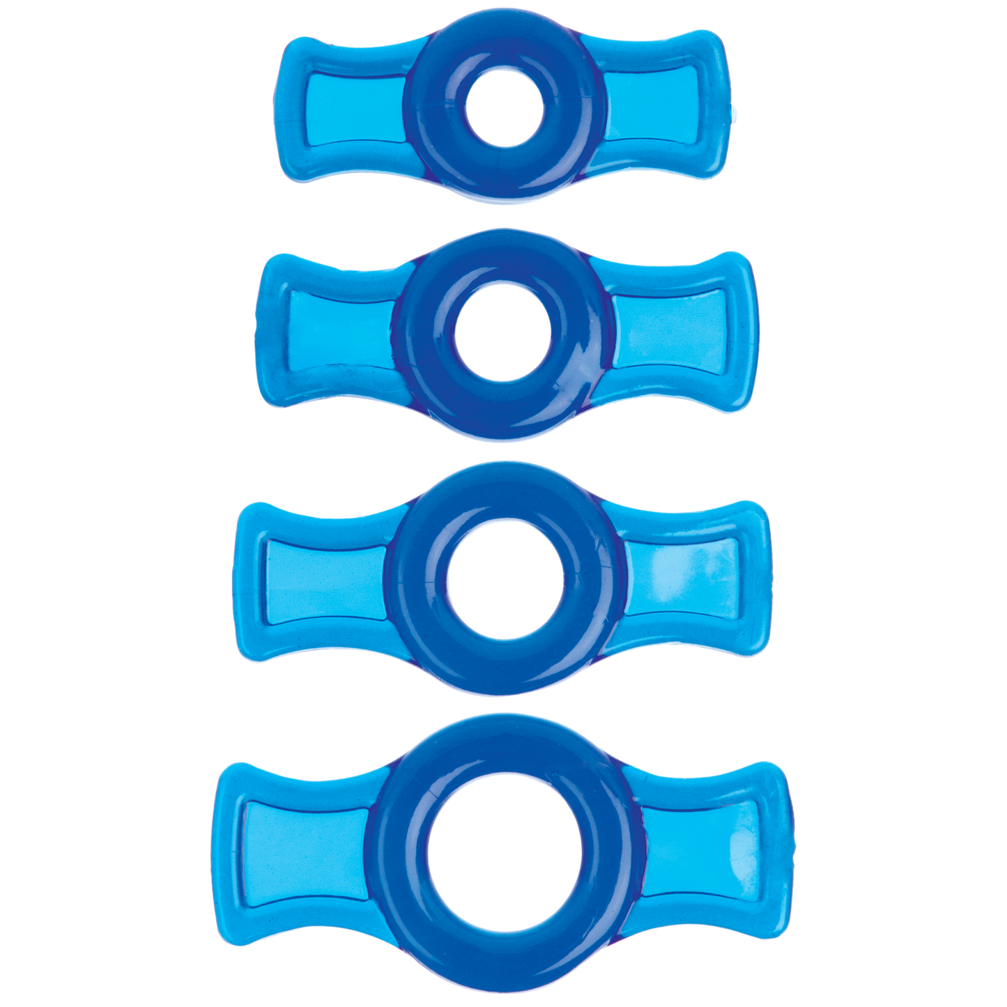 Doc Johnson TitanMen Cock Ring Set Blue