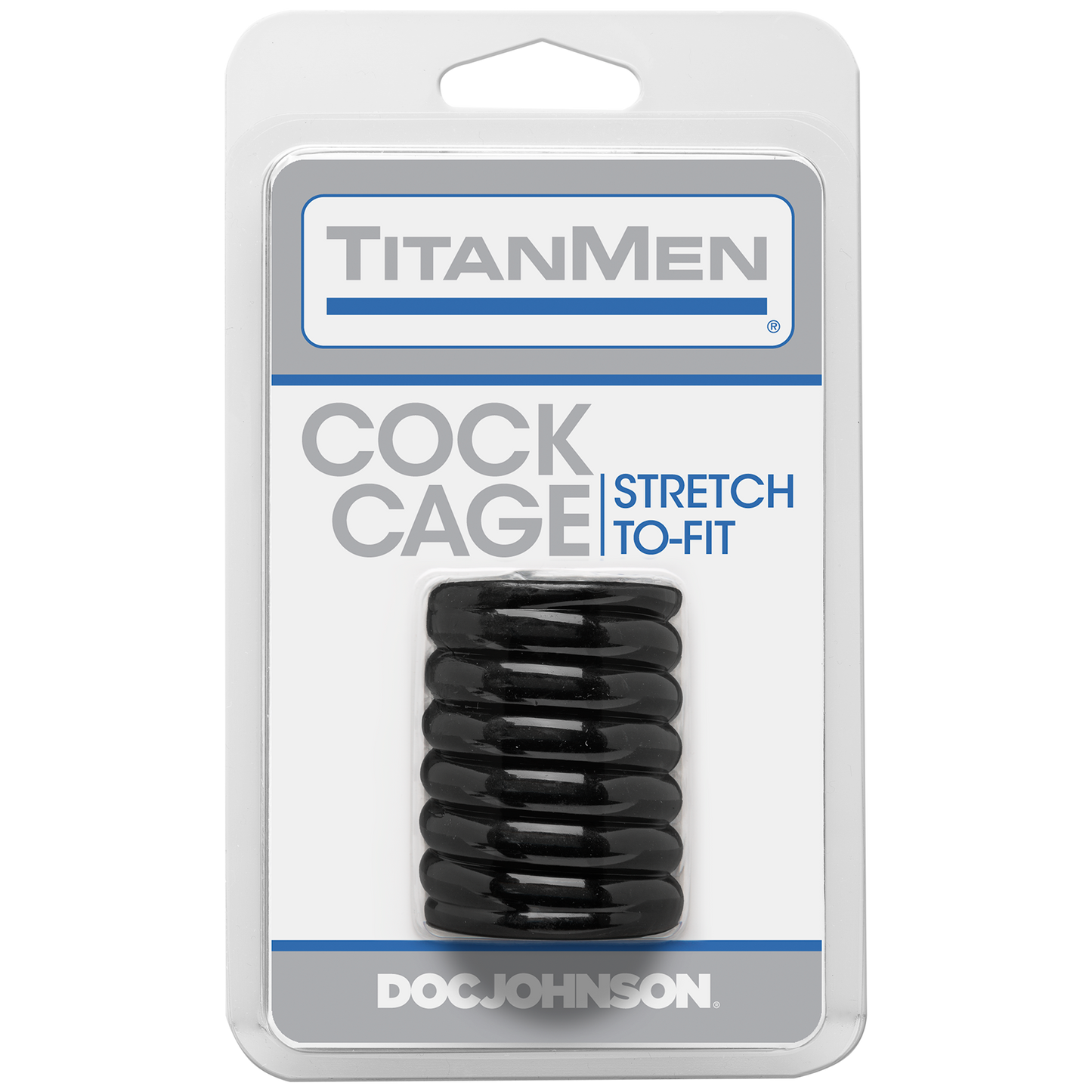 Doc Johnson TitanMen Cock Cage Black