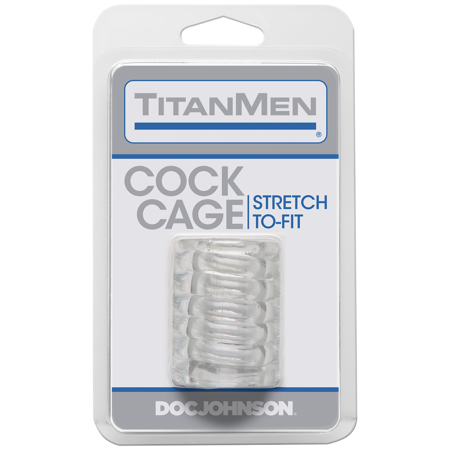 Doc Johnson TitanMen Cock Cage Clear