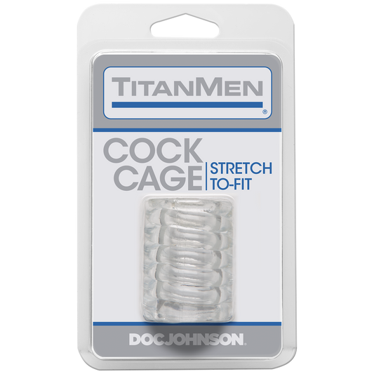 Doc Johnson TitanMen Cock Cage Clear