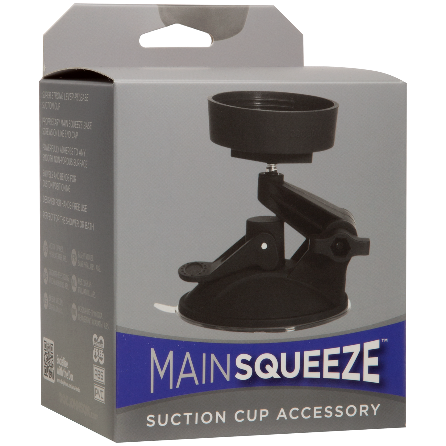 Doc Johnson | Main Squeeze | Suction Cup Accessory Black