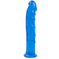 Doc Johnson Jelly Jewels 8" Dong with Suction Cup Sapphire