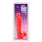 Doc Johnson Jelly Jewels 6" Cock and Balls with Suction Cup Ruby